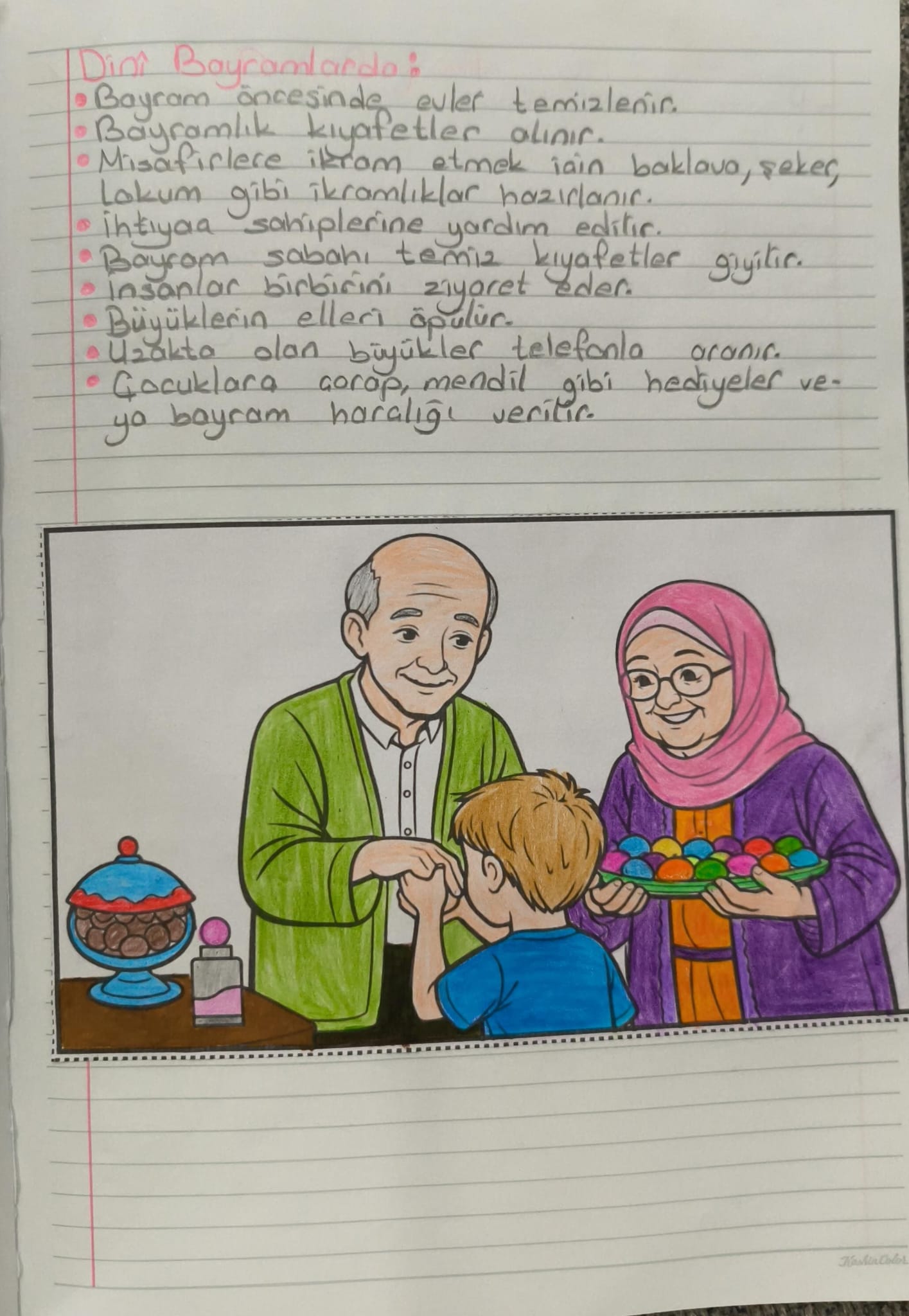 Dini Gün ve Bayramlarımız Boyama