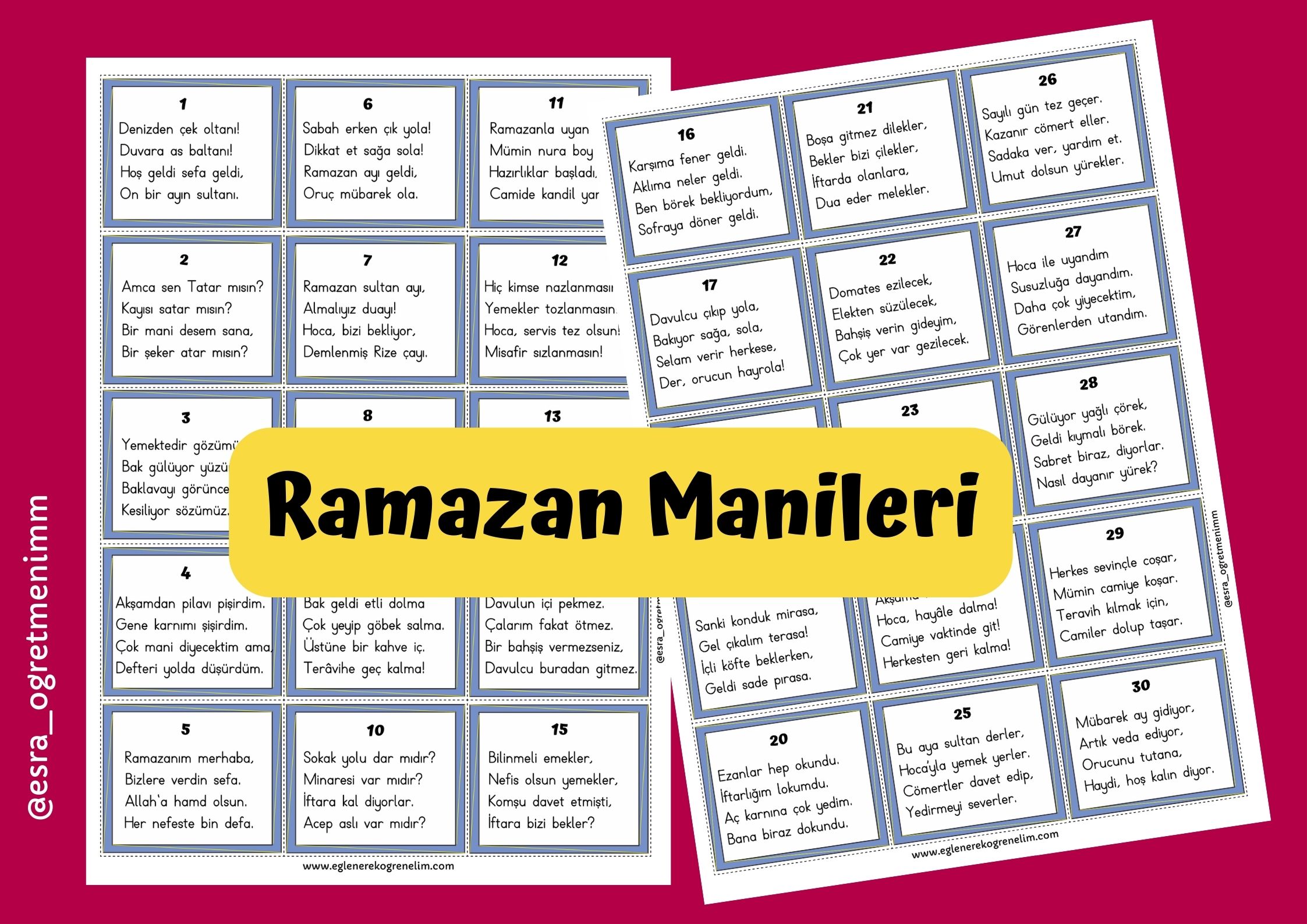 Ramazan Manileri A4