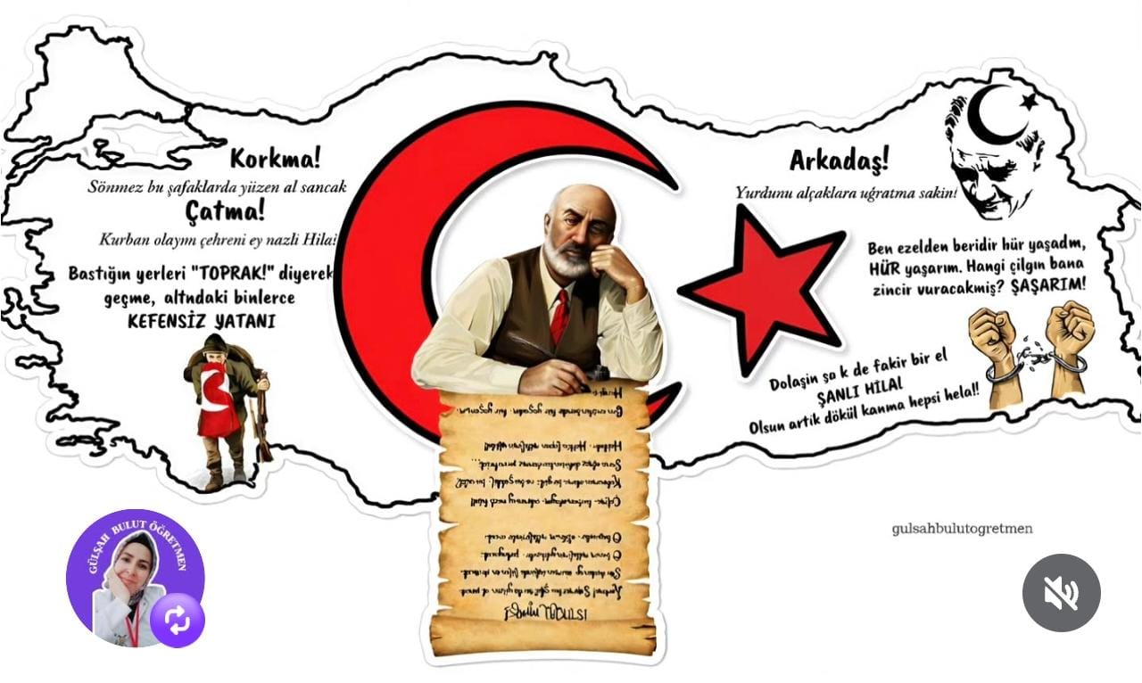 12 Mart Pano Beyaz 25 Sayfa