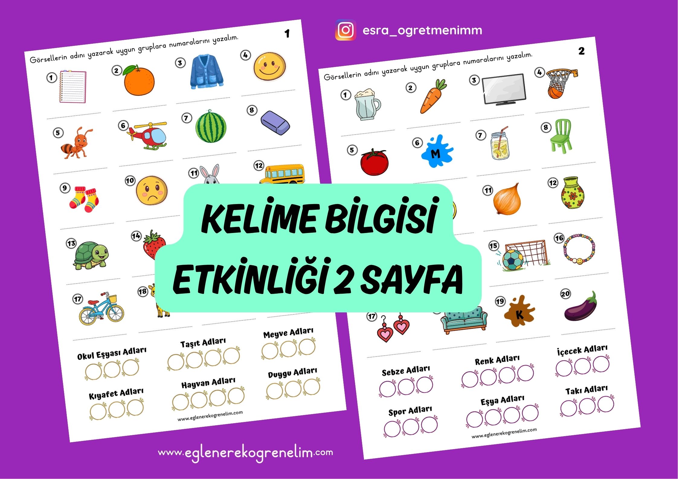 Kelime Bilgisi Etkinliği