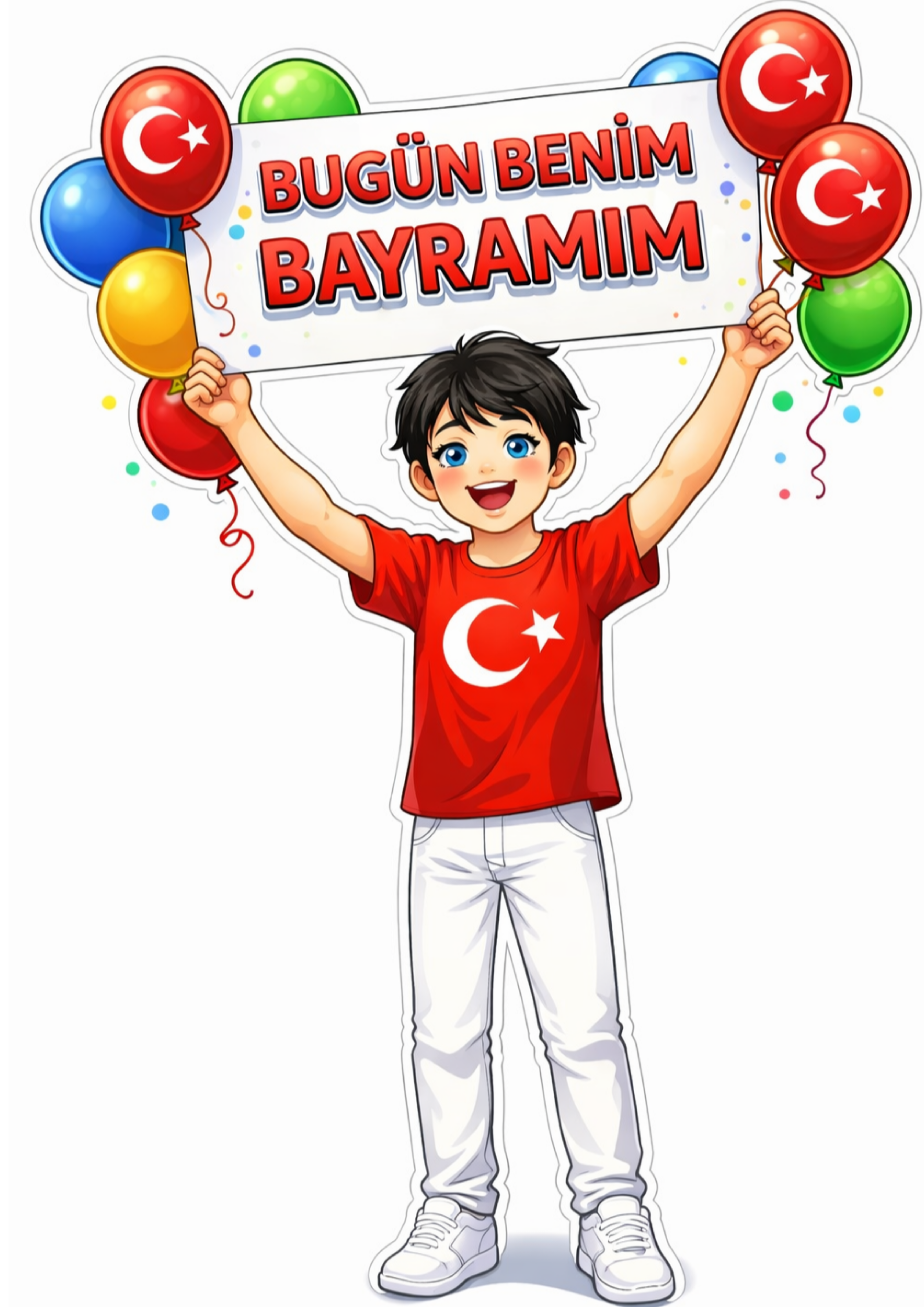 Yaşasın 23 Nisan Erkek Görseli 9 Sayfa