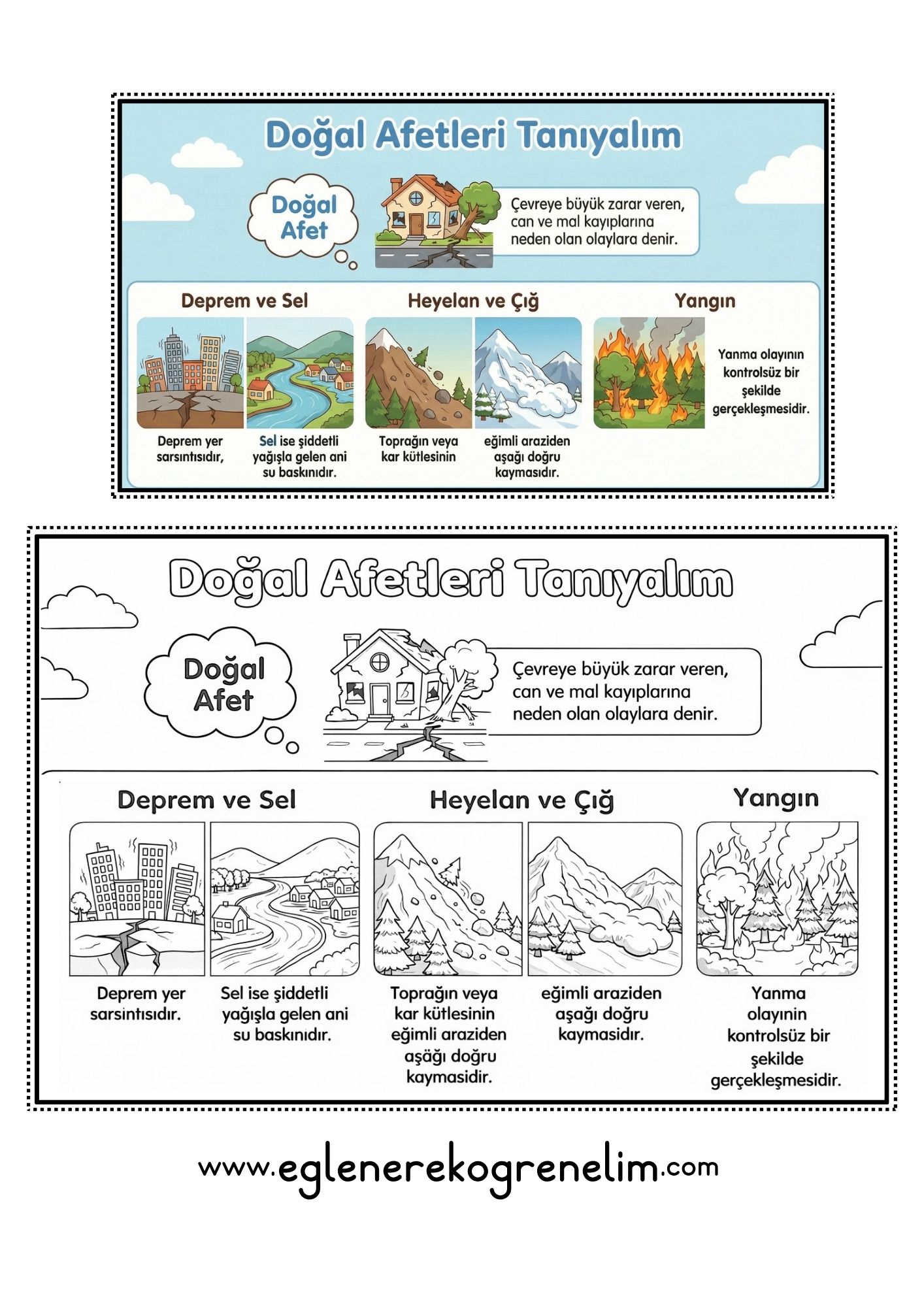 Afetleri Tanıyalım Afiş