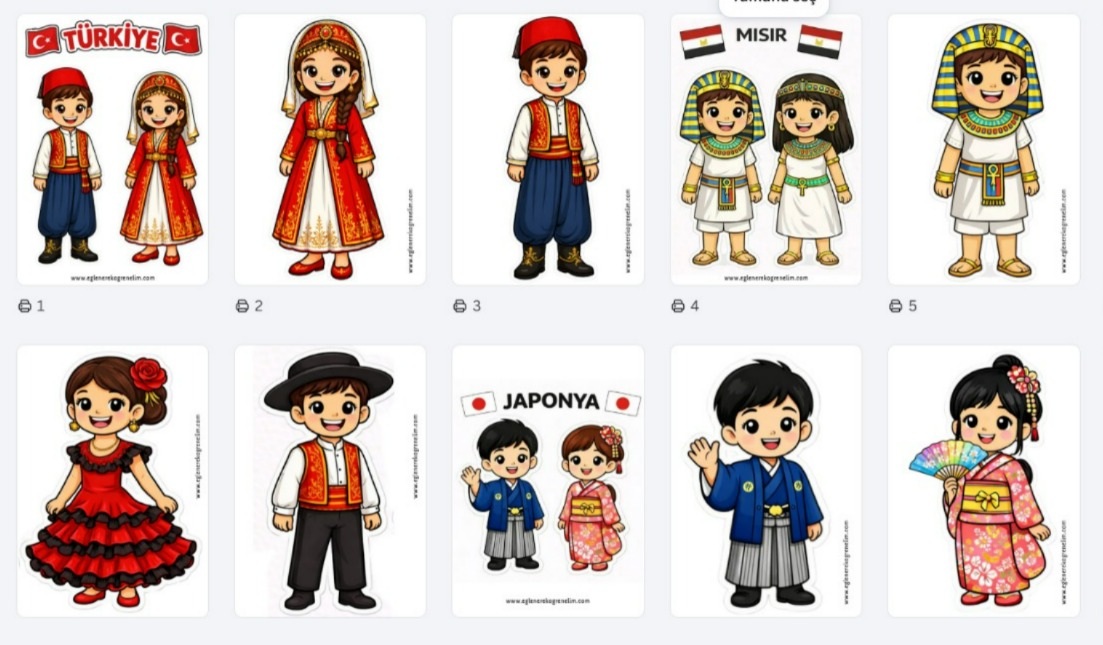 Dünya Çocukları Görselleri