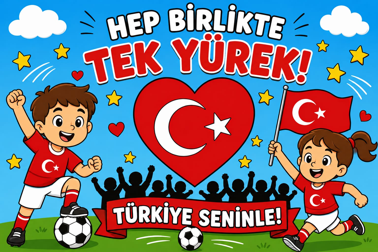 Milli Takıma Destek Boyama Sayfası