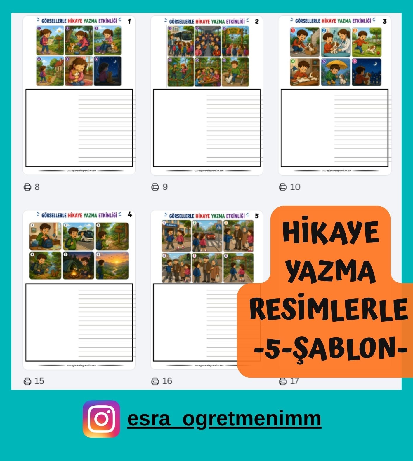 Hikaye Yazma Resimlerle