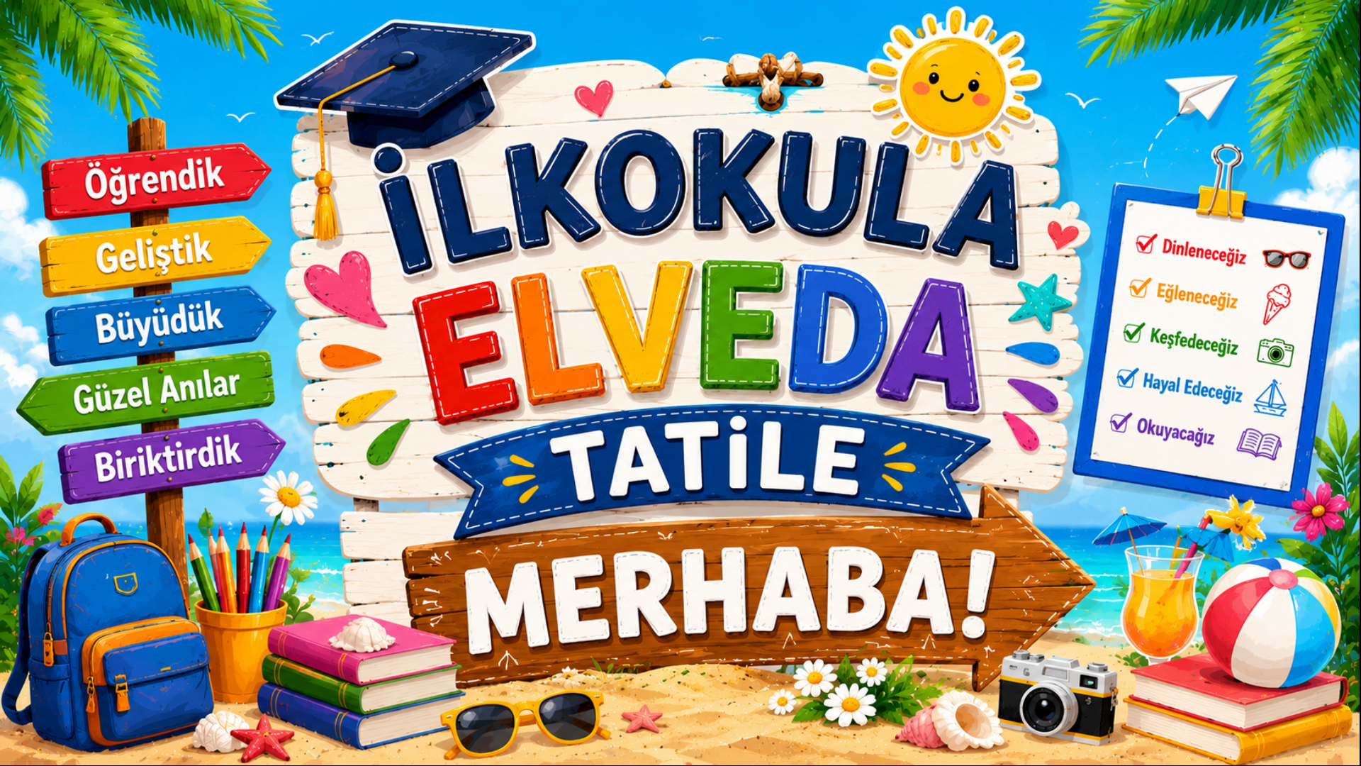 Karne Panosu Dijital Mezuniyet 1
